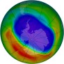 Antarctic Ozone 2007-09-22